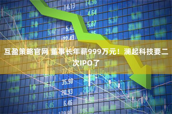 互盈策略官网 董事长年薪999万元！澜起科技要二次IPO了